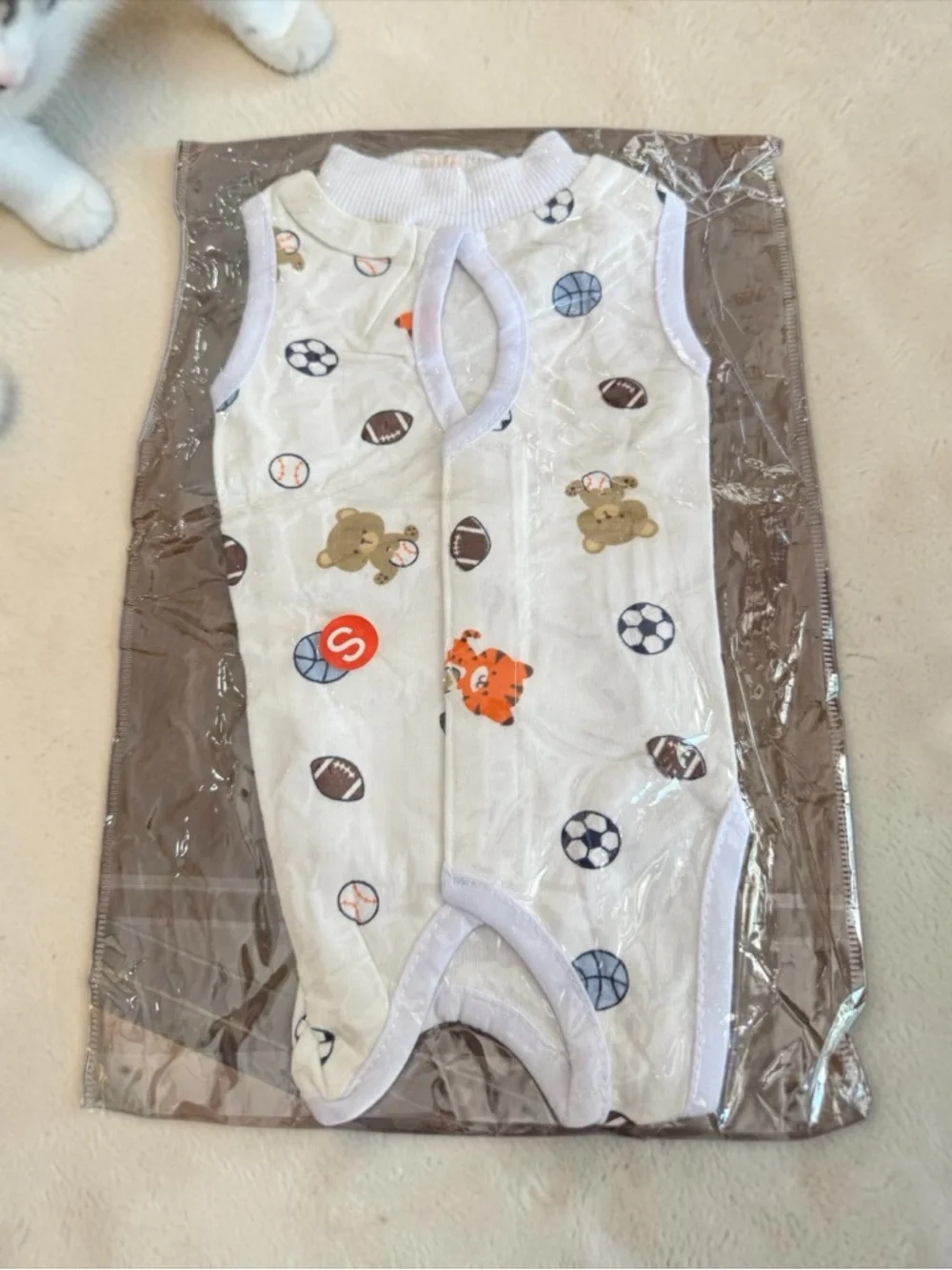 Cat / Kitten Recovery Suit Female After Spay Surgery. NIP